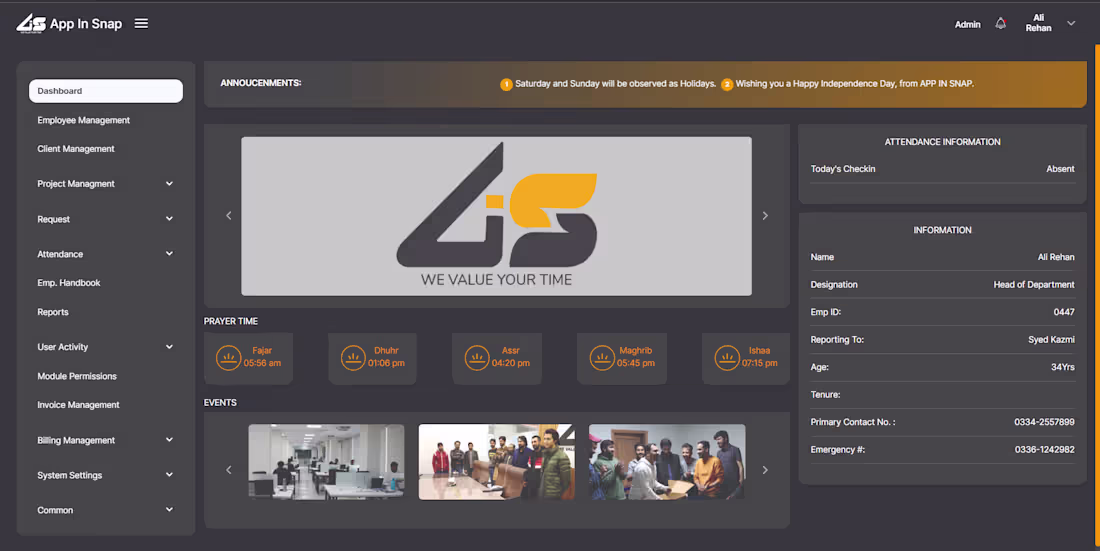 Cover image for An in-house office product that