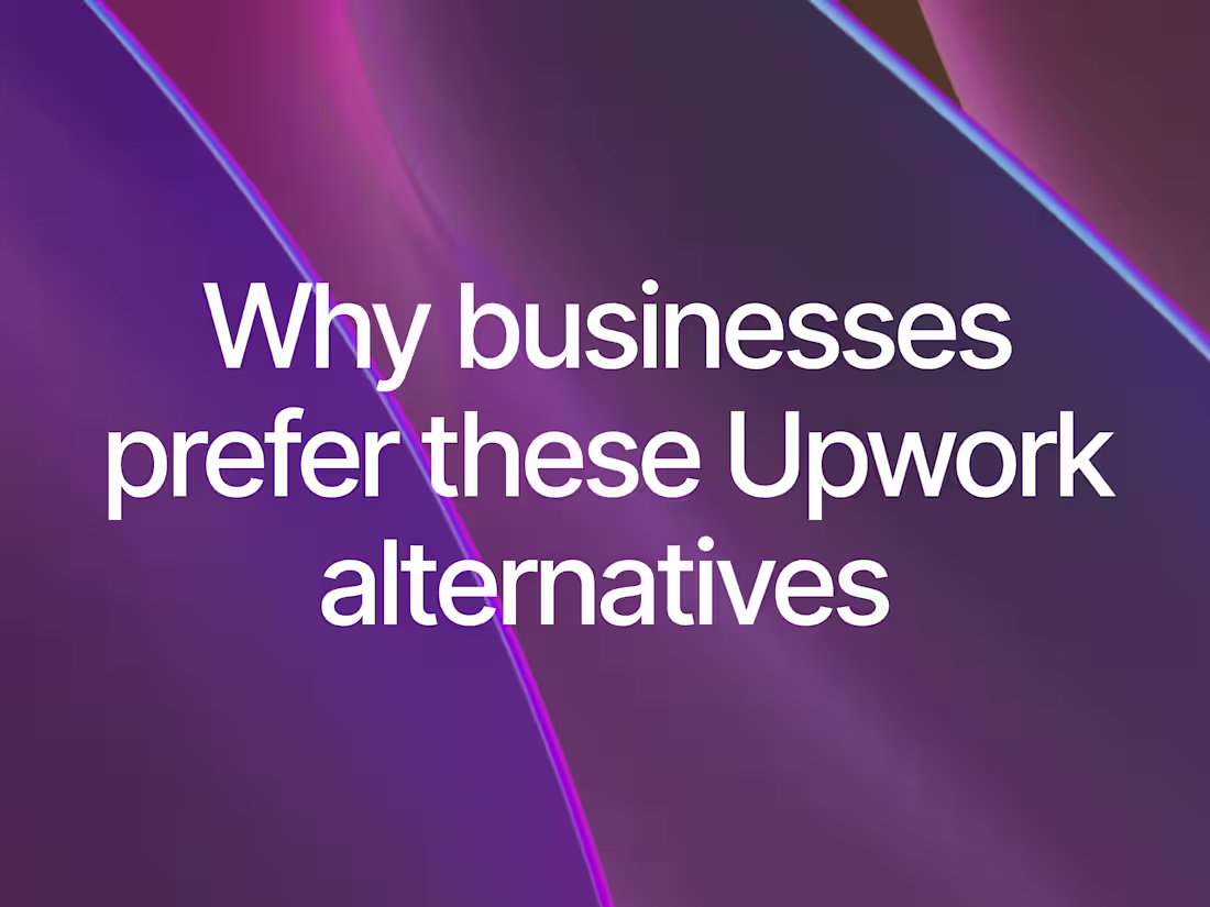 Cover image for Why Businesses Prefer These Upwork Alternatives in 2024