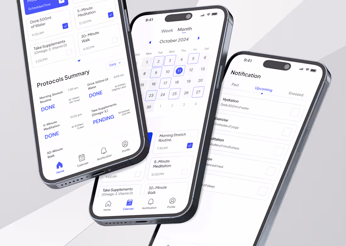 Cover image for Health / Fitness Mobile App Design