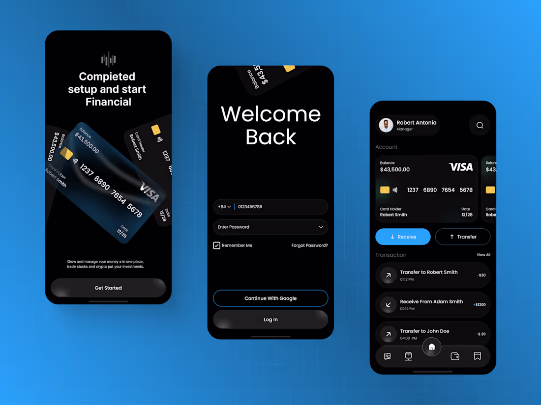 Cover image for Mobile Design for Finance UI/UX Design