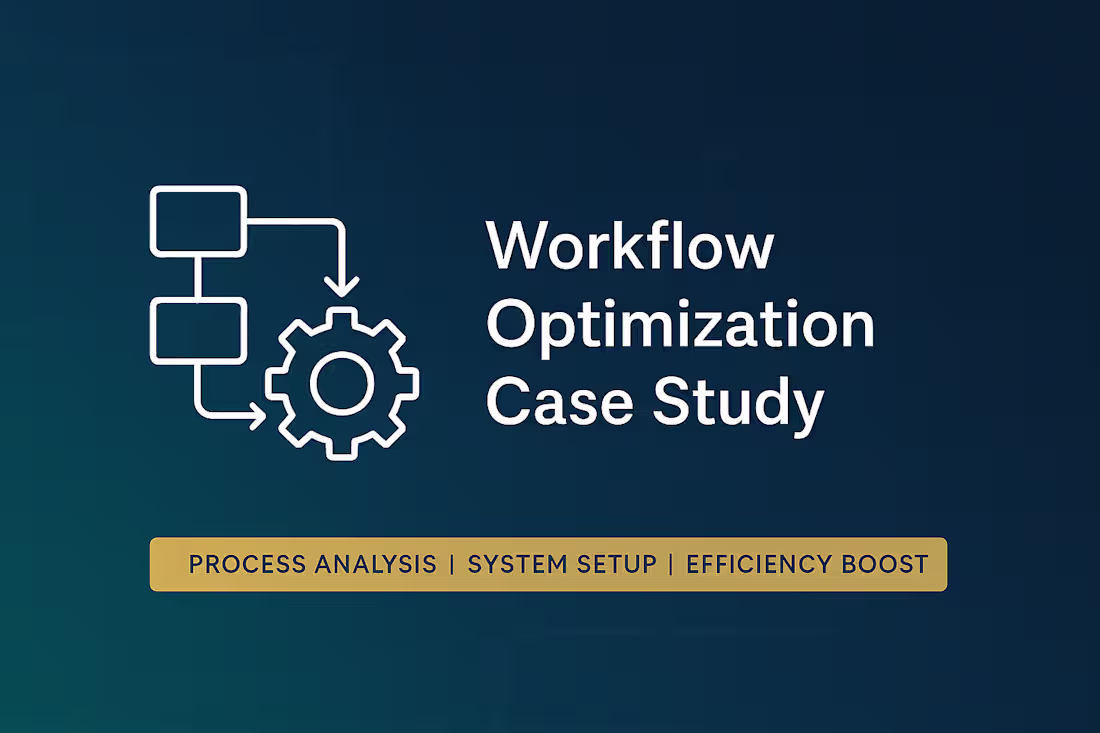 Cover image for Workflow Optimization Case Study – Real Business Scenario