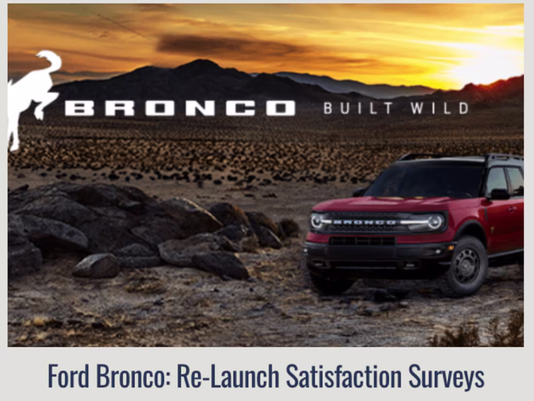 Cover image for The Ford Bronco re-launch in