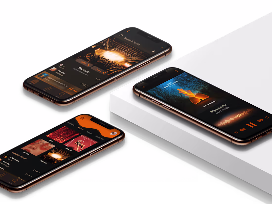 Cover image for WAVE - UX/UI Design for a music streaming app 