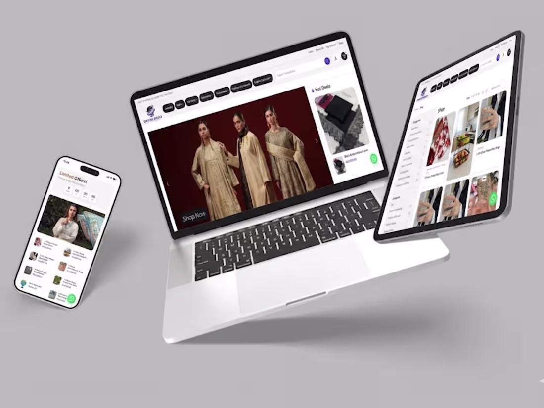 Cover image for Multi Vendor Ecommerce Website Design