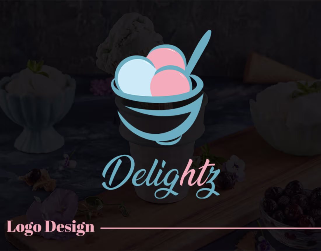 Cover image for Delightz | Dessert Brand Logo & Identity