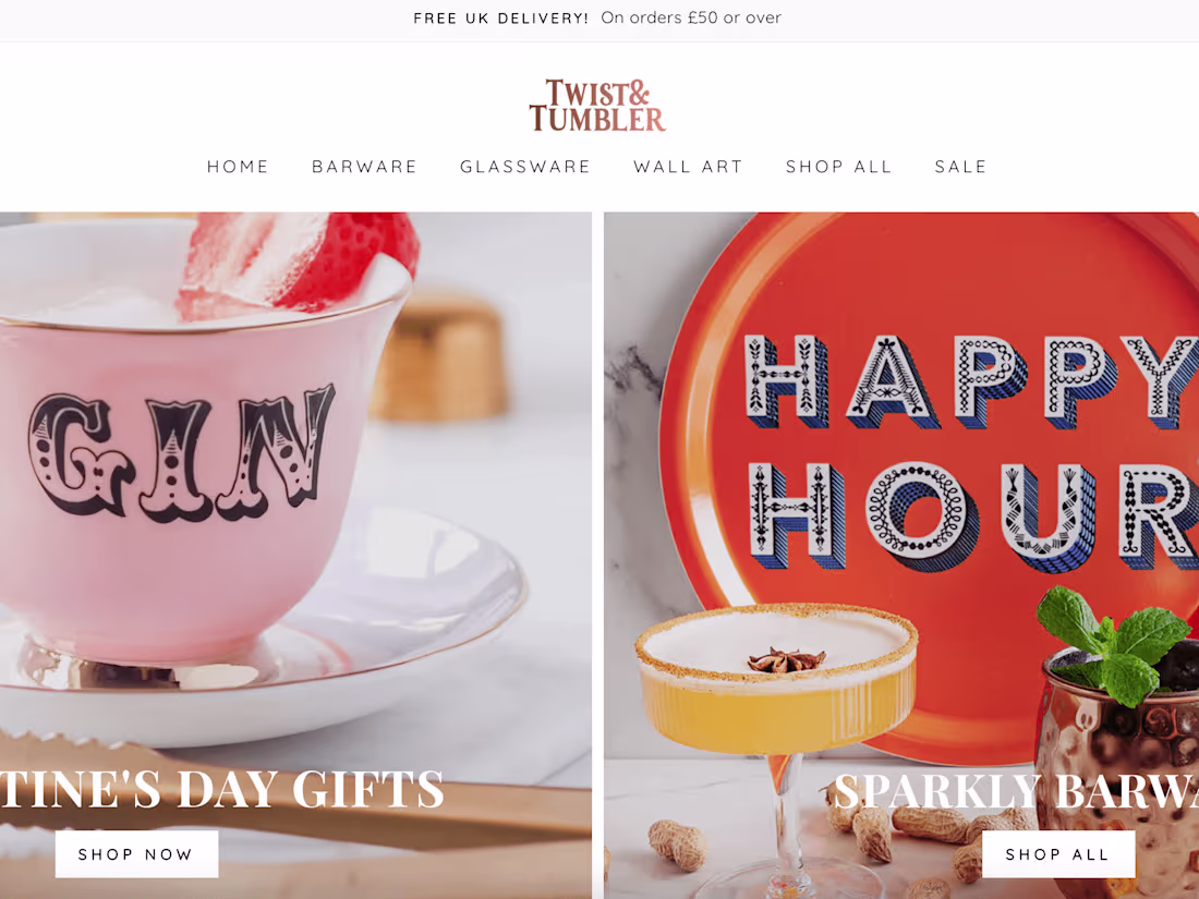 Cover image for Vintage Inspired Home Barware Brand Development & Launch