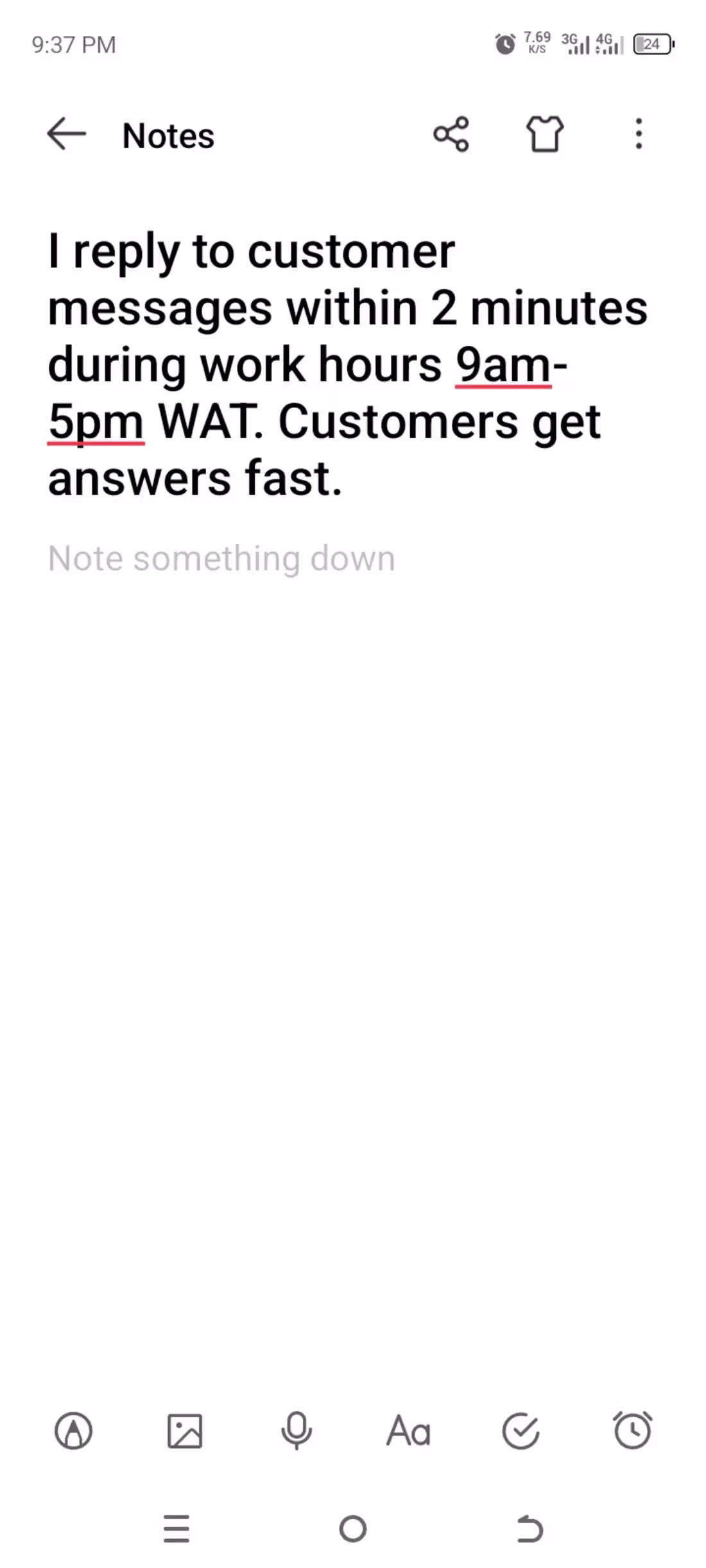 Cover image for I reply to customer messages