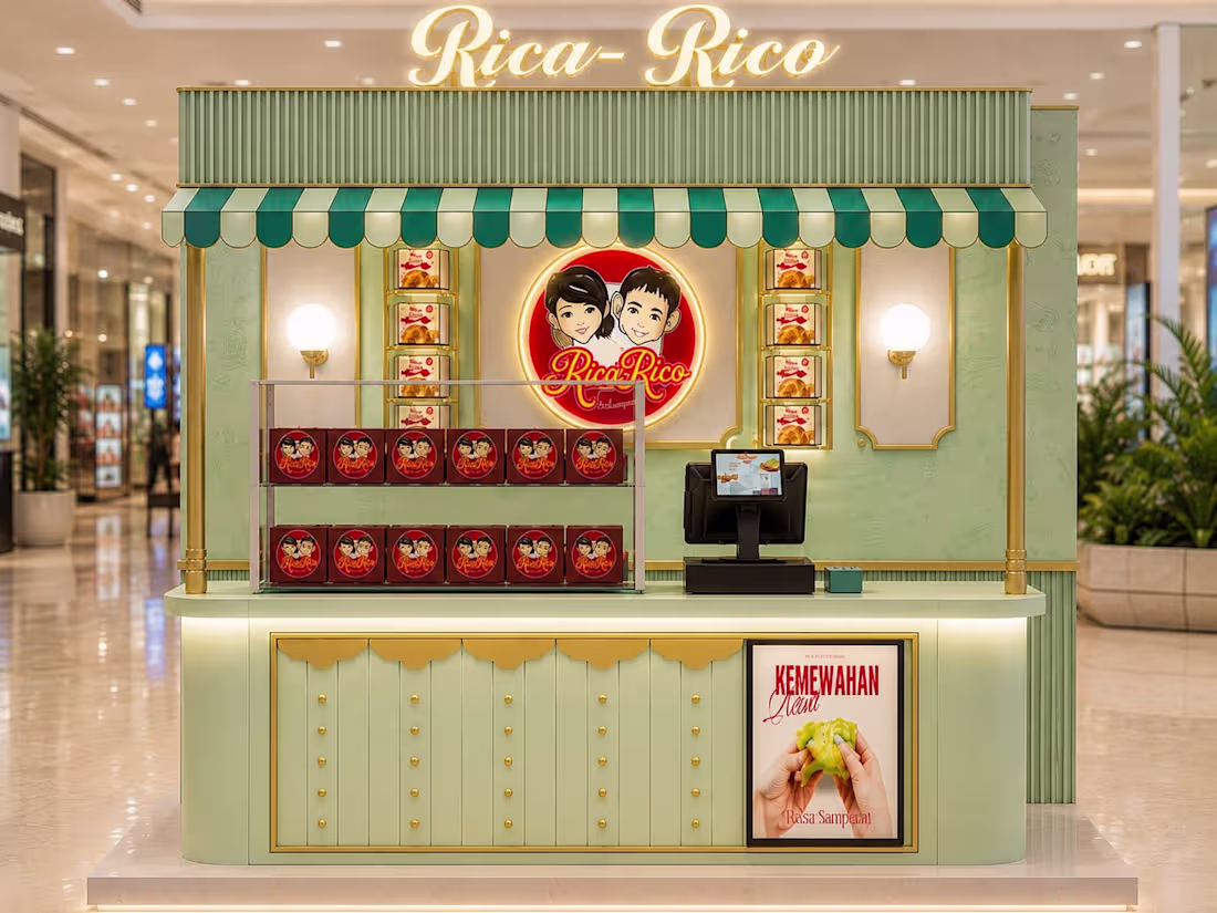Cover image for Designed a nostalgic retail booth
