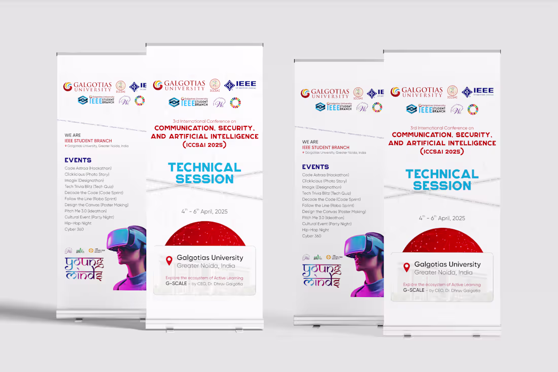 Cover image for Rate my Recent Conference Standee Design