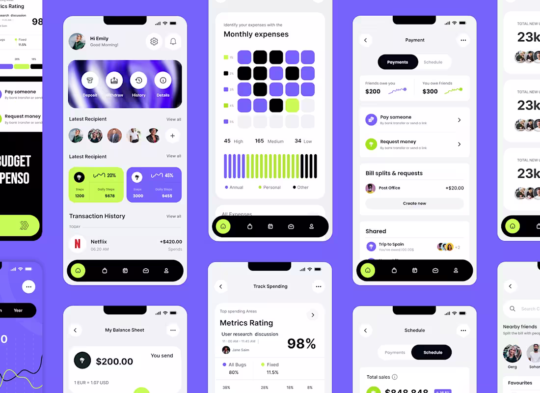 Cover image for Subscription & Budgeting Mobile App – UI/UX Case Study