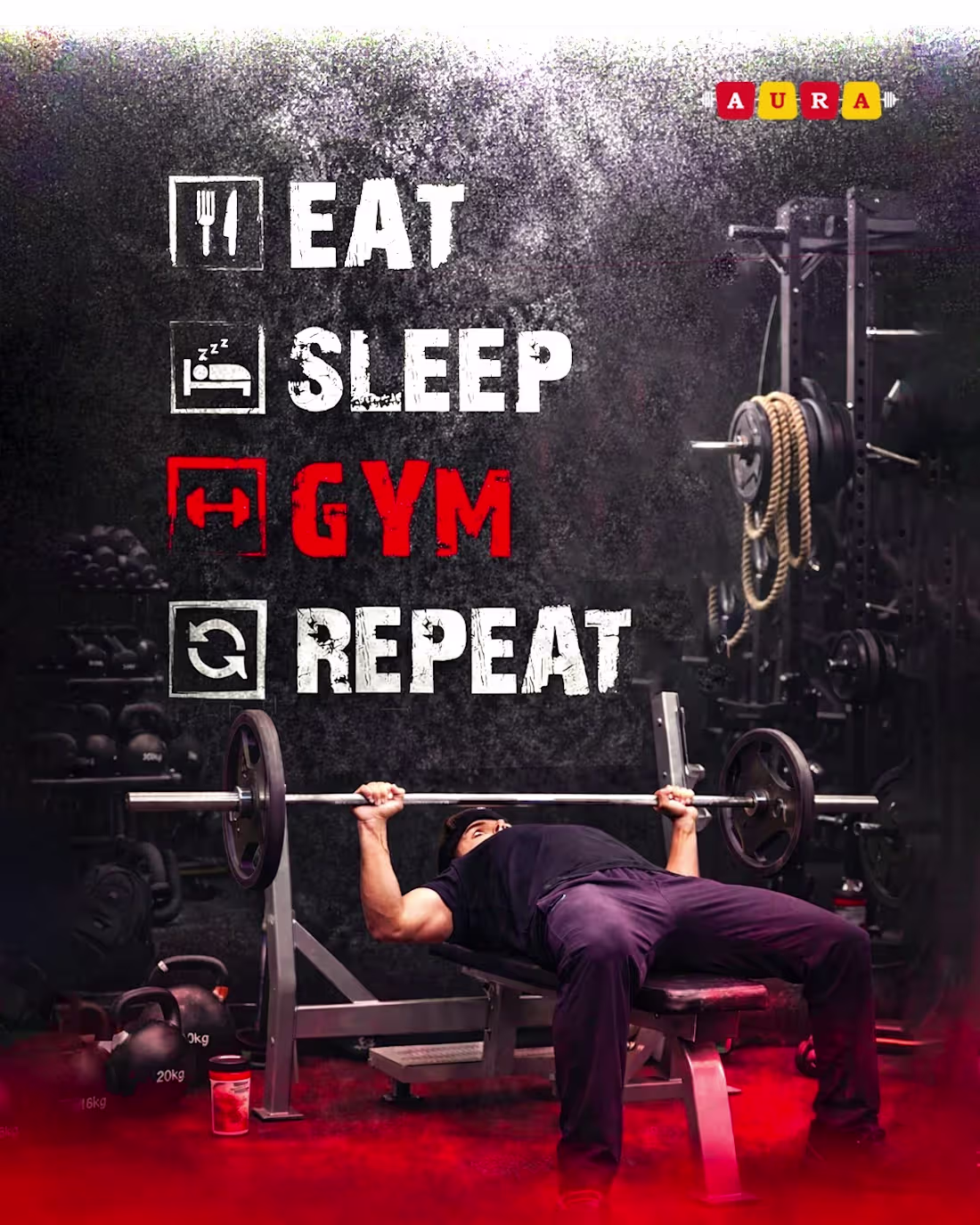 Cover image for Eat. Sleep. Gym. Repeat.