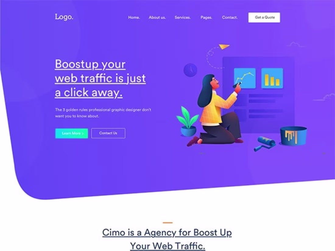 Cover image for I will Design a professional Figma landing page or website