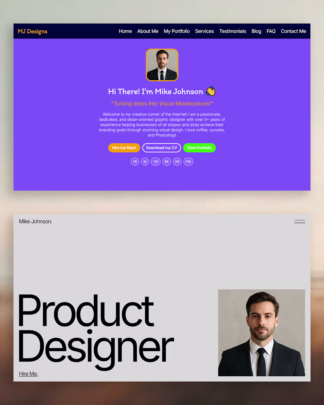 Cover image for Outdated Portfolio Redesign.