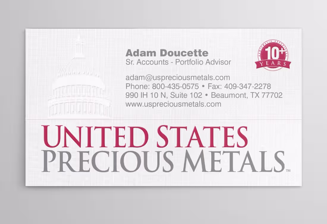 Cover image for United States Precious Metals