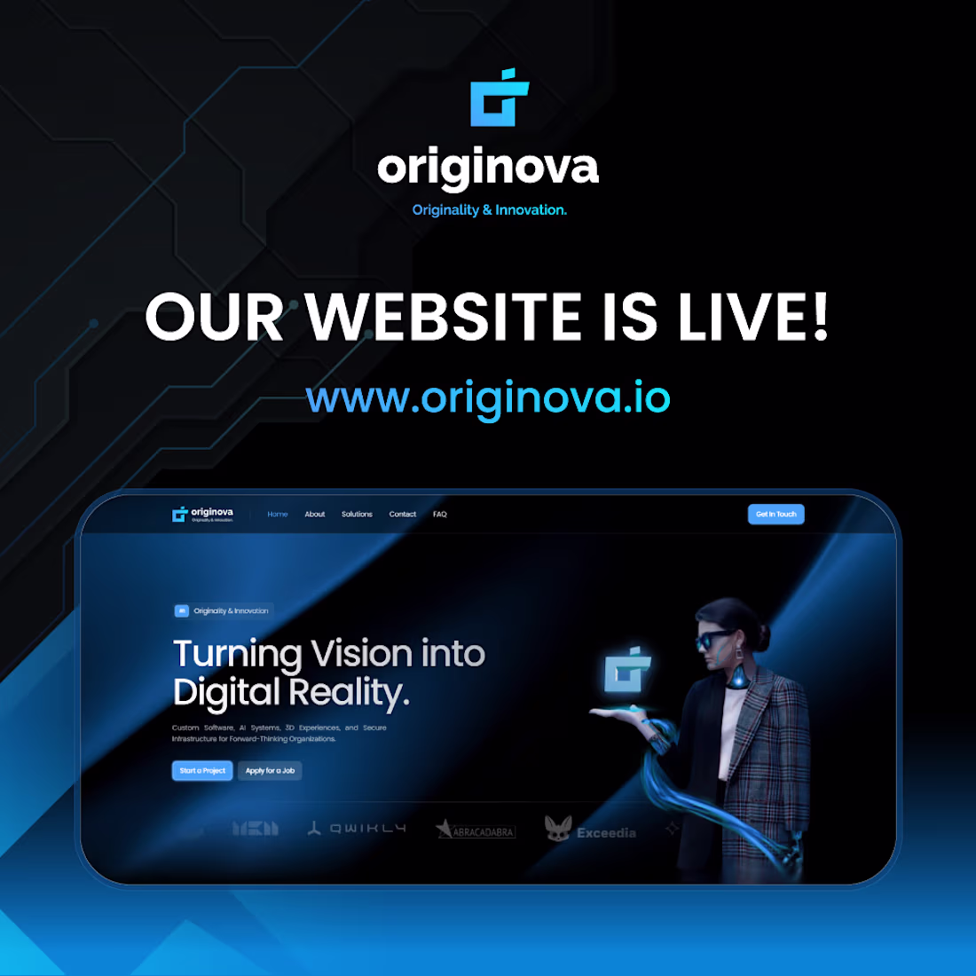 Cover image for A digital development agency website