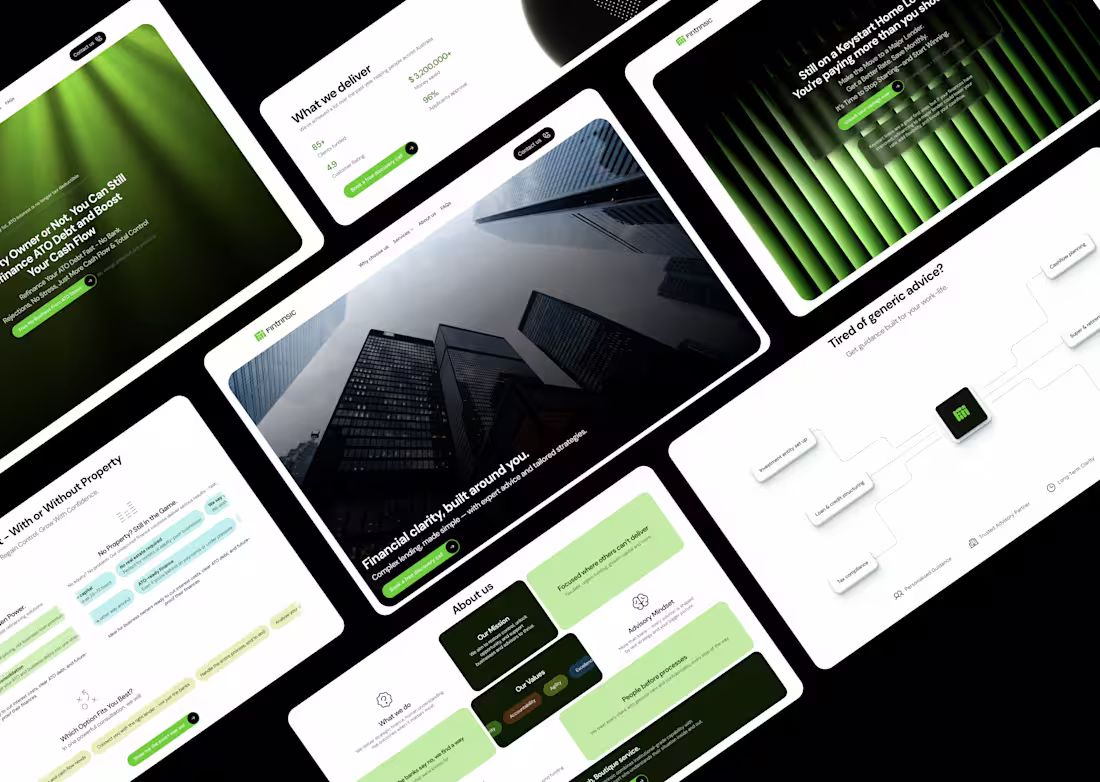 Cover image for Fintrinsic, A Financial Advisory Website