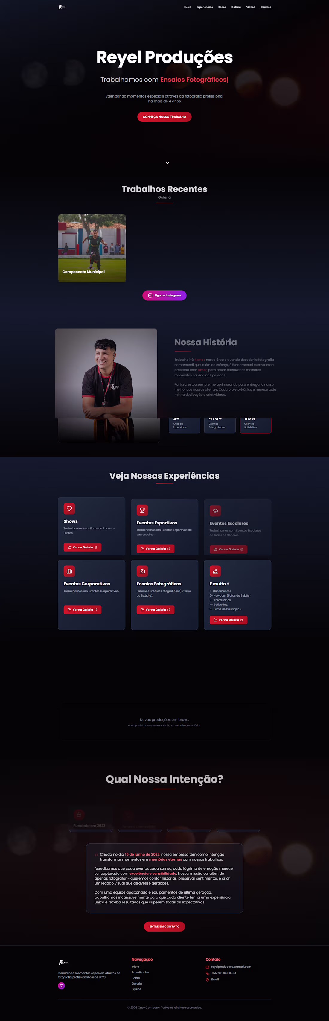 Cover image for Institutional photography website focused on
visual