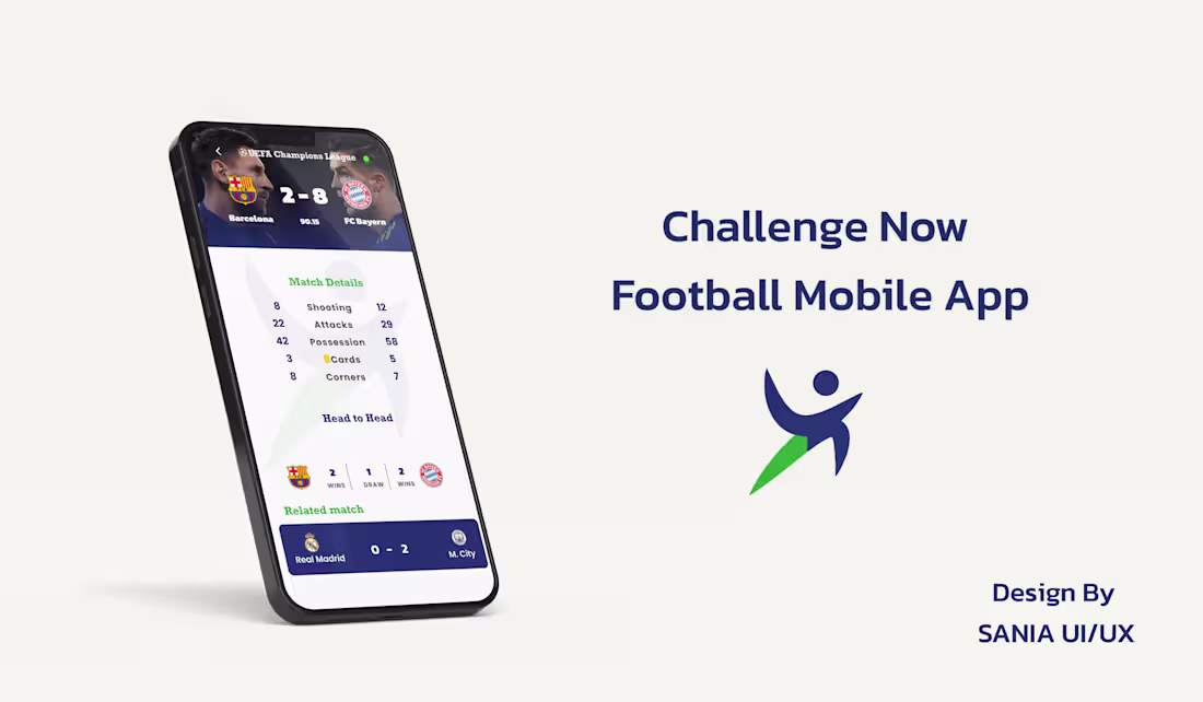 Cover image for Football App UI/UX Design