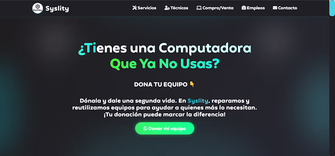 Cover image for Diseñé y desarrollé esta landing page para este negocio Hoy ...