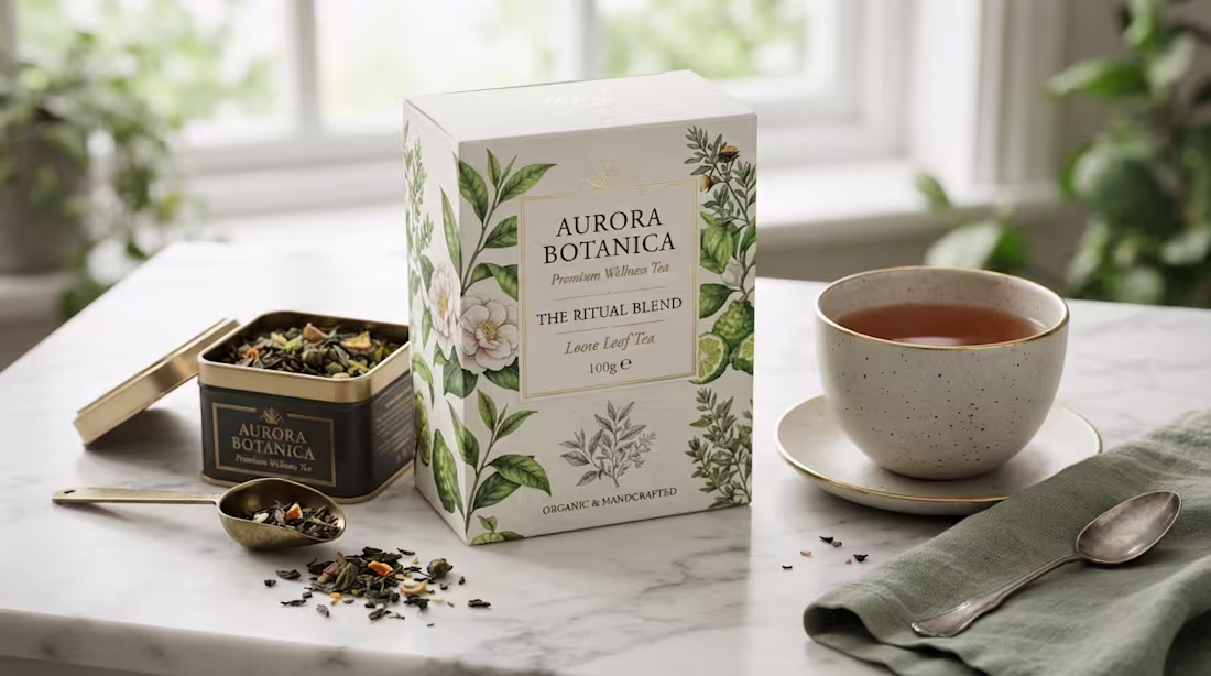 Cover image for Premium Tea Box Label Design
Designed