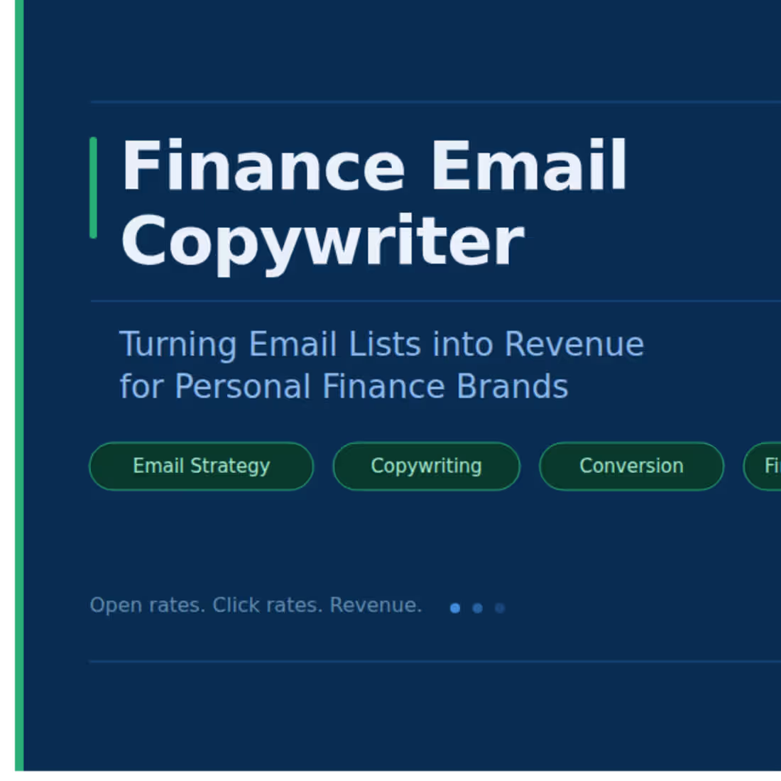 Cover image for welcome and Nurture email sequences for personal finance coaches