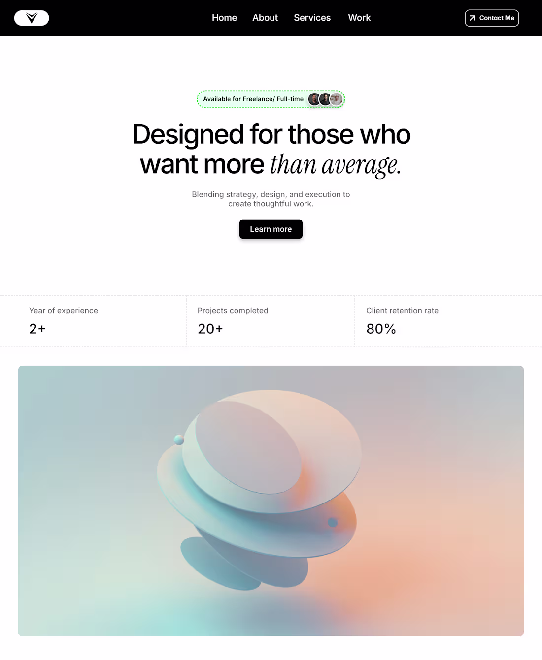 Cover image for Portfolio Website Design
