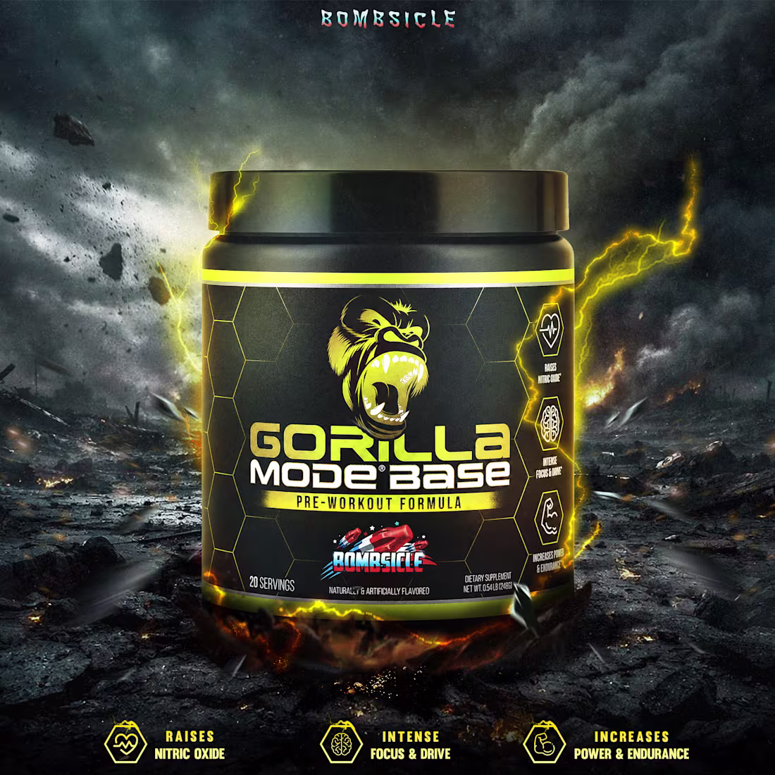 Cover image for Gorilla Pre-Workout — Visualization Series I: THUNDER