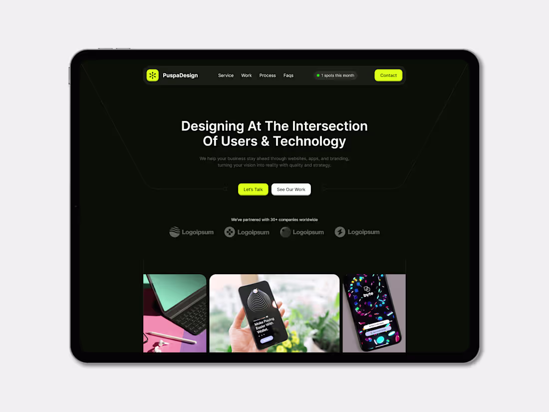 Cover image for PuspaDesign - Design Agency Website