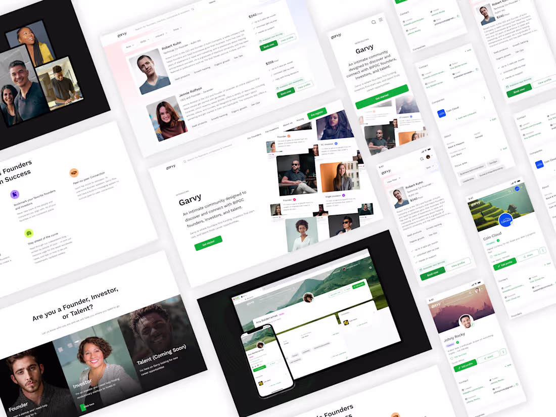 Cover image for Garvy: A webapp for BIPOC startups