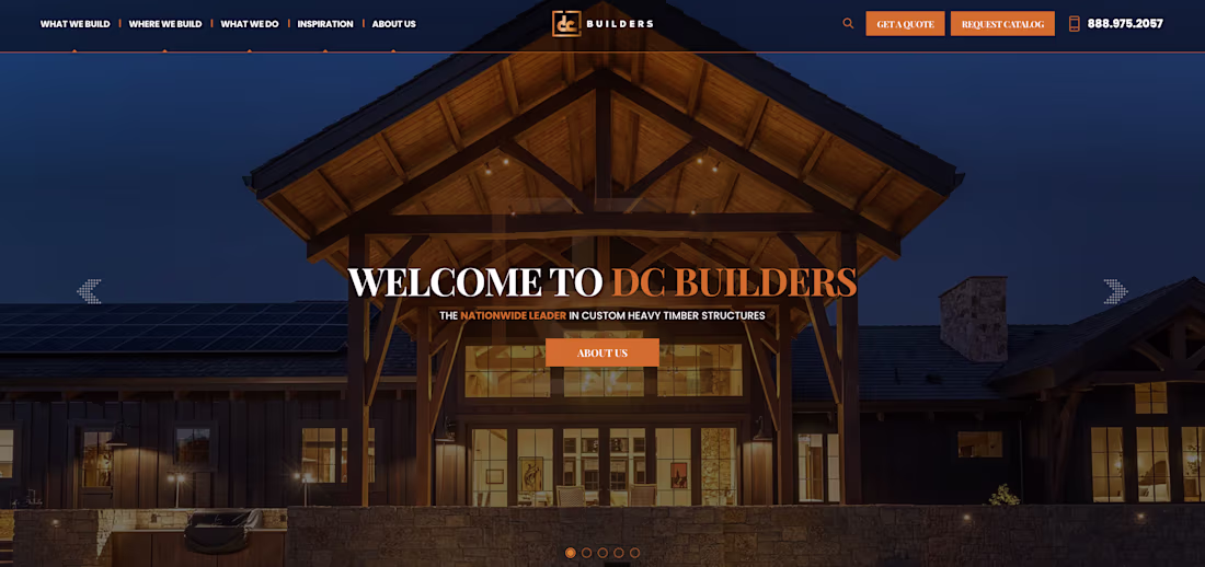 Cover image for DC Builders Website Redesign -