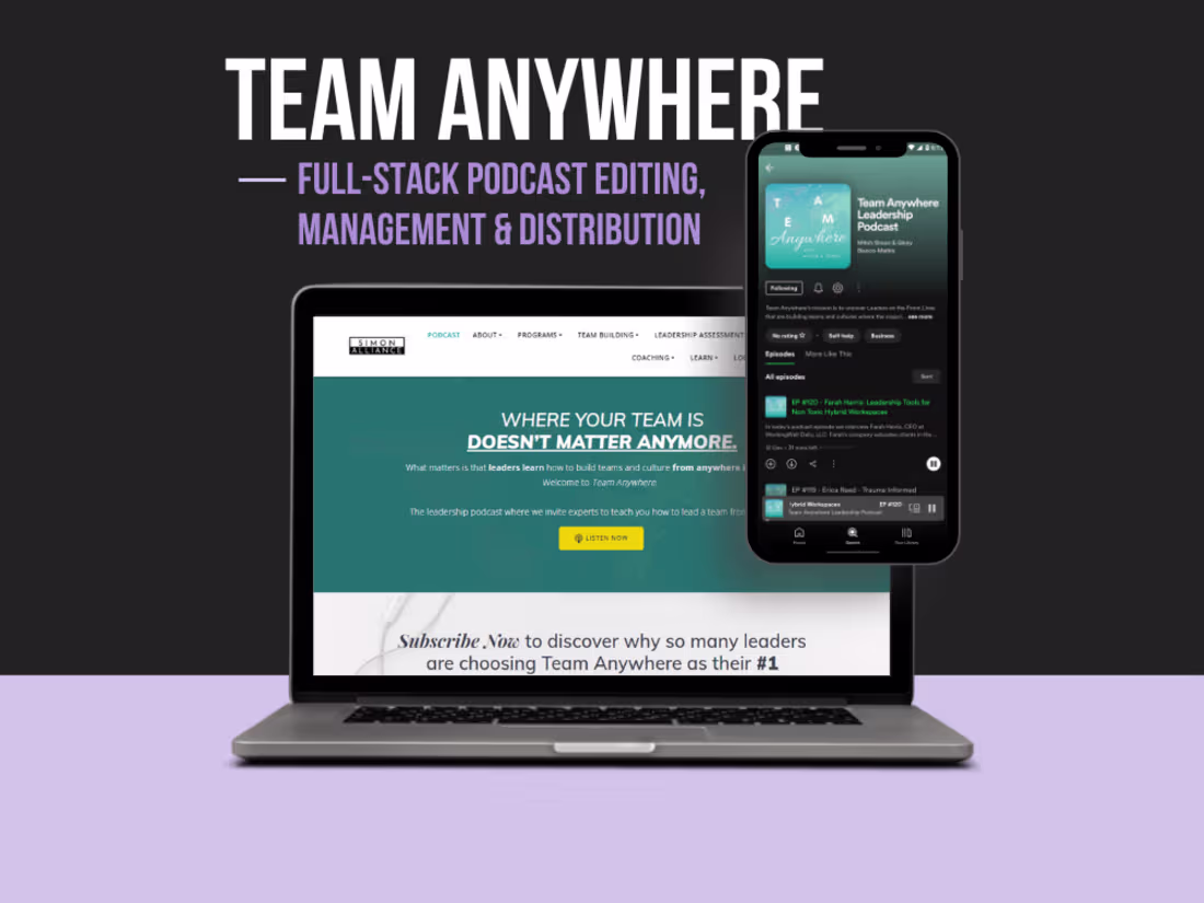 Cover image for Team Anywhere: Full Podcast Production