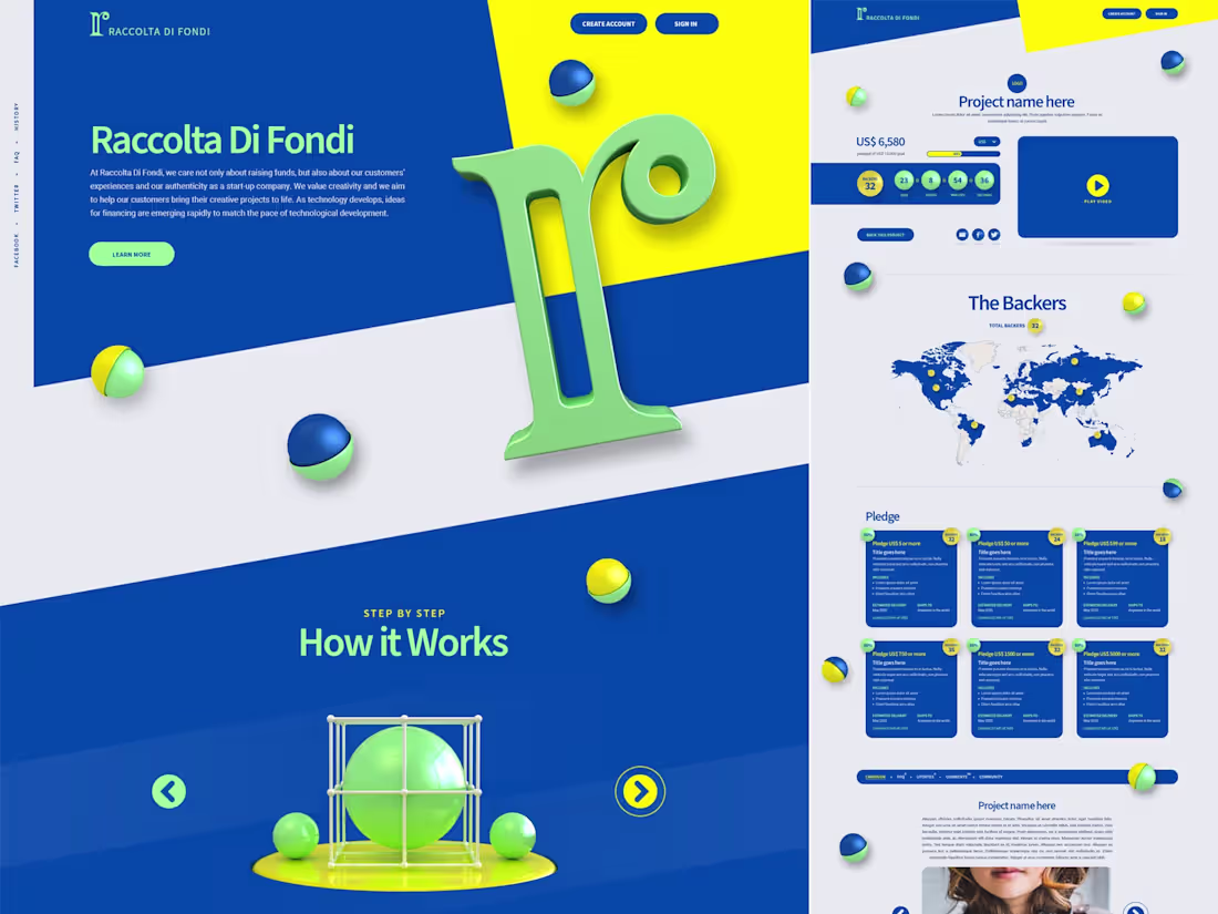 Cover image for Website design I created for