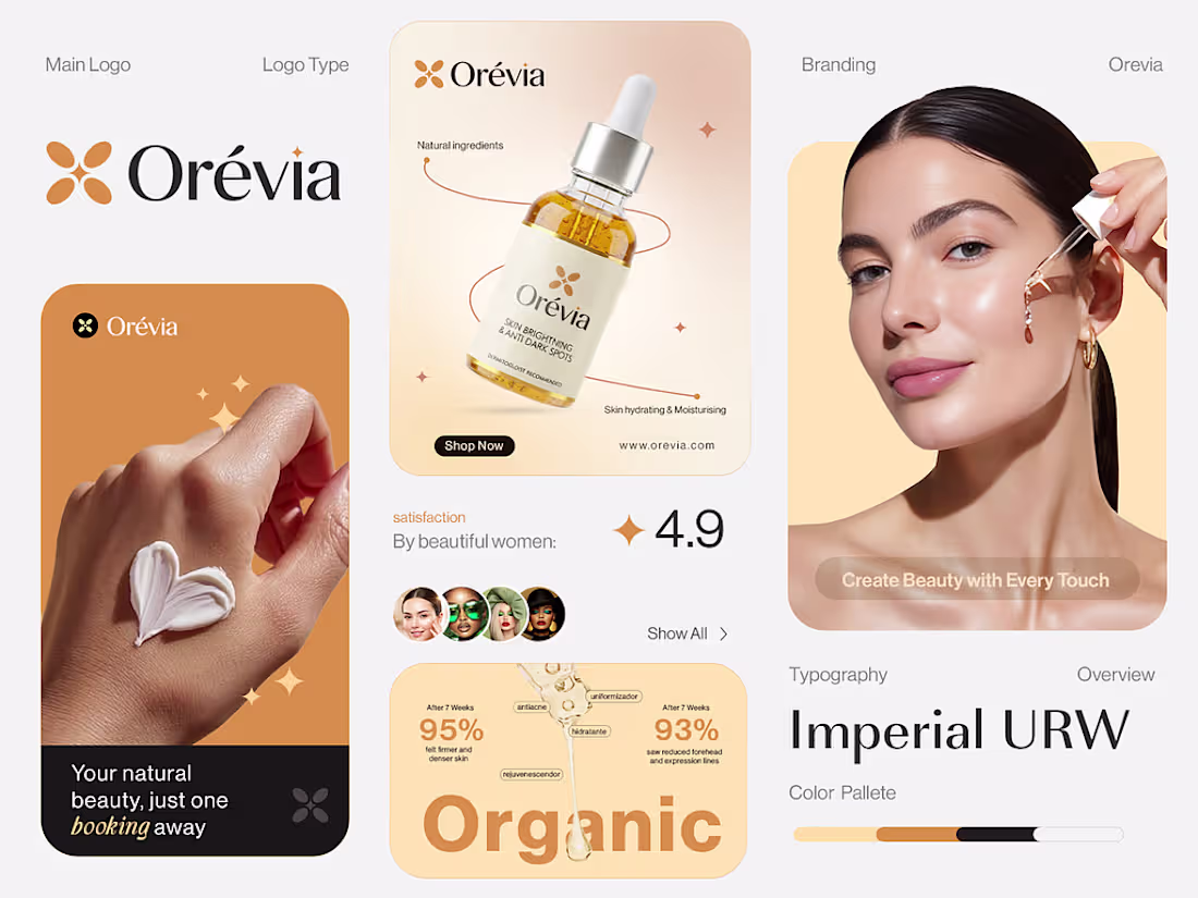 Cover image for An elegant luxury cosmetic brand logo designed