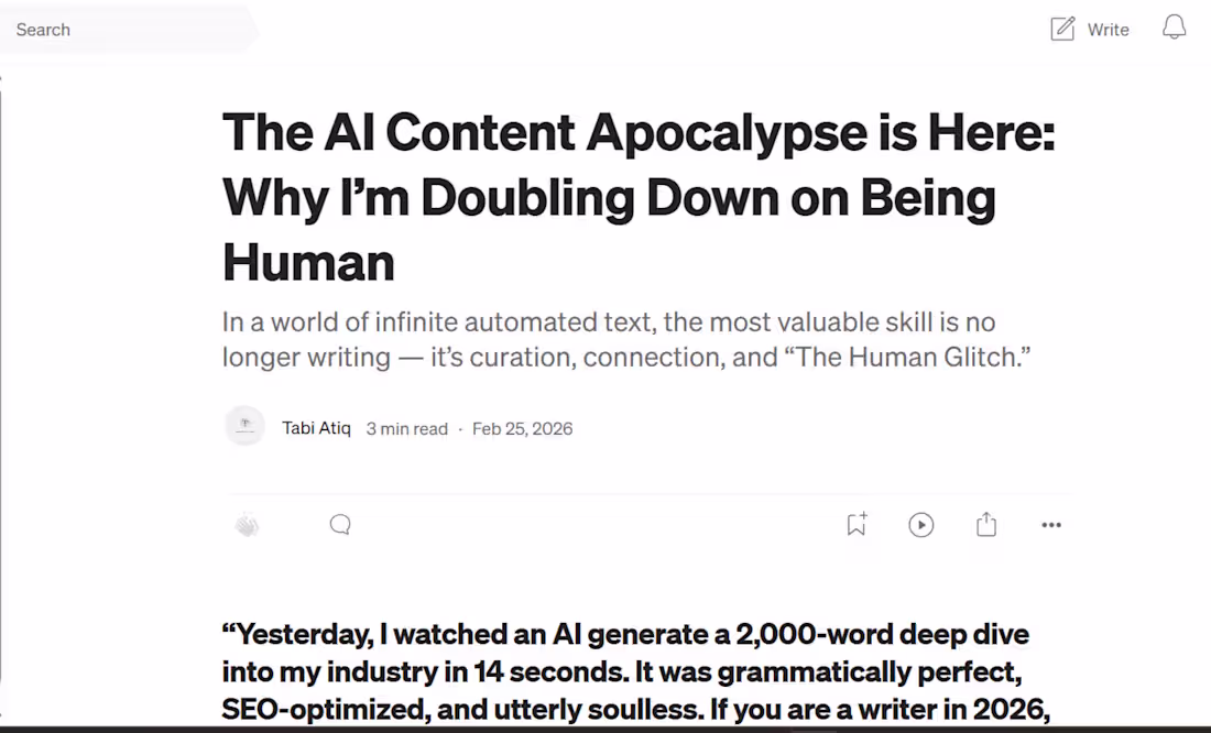 Cover image for A viral-style thought leadership piece