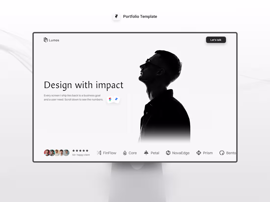 Cover image for Lumoss- Portfolio template for designer.