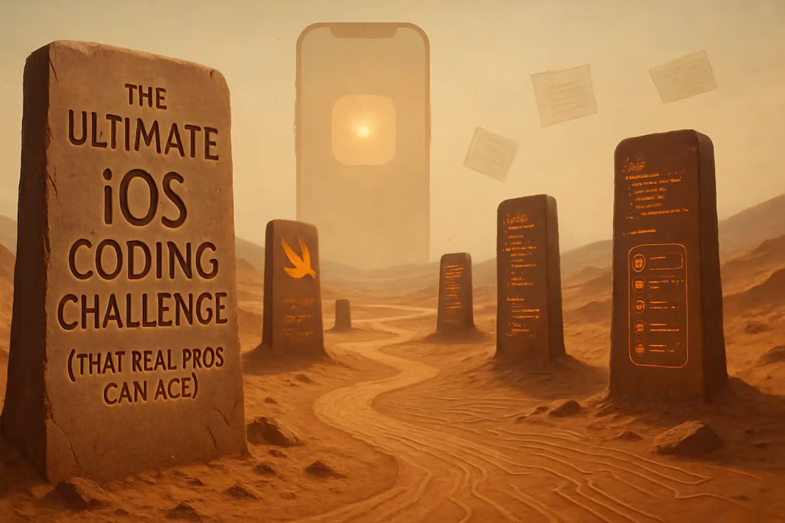 Cover image for The Ultimate iOS Coding Challenge (That Real Pros Can Ace)