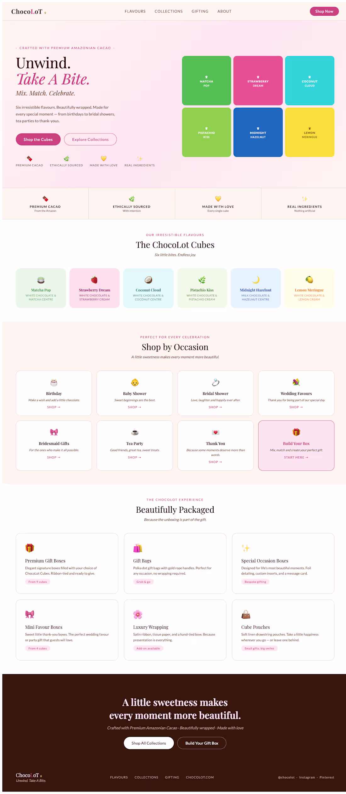 Cover image for ChocoLot — E-commerce Website Concept.