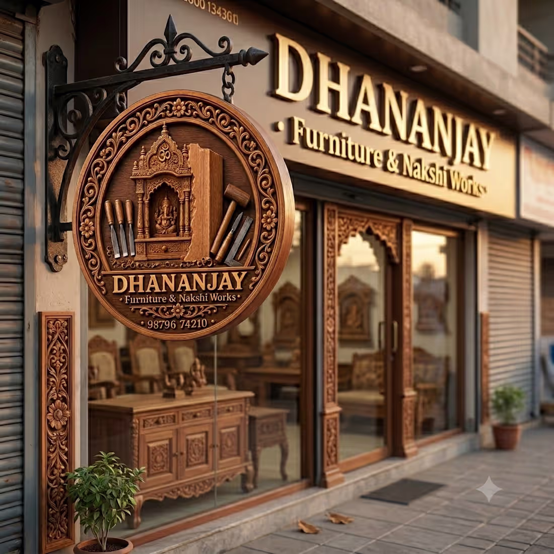 Cover image for Logo design of furniture shop,
