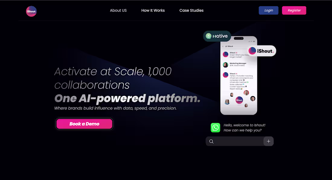 Cover image for iShout is an AI-powered influencer