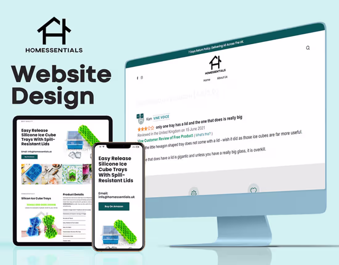 Cover image for Homessentials | Website Design & WordPress Dev