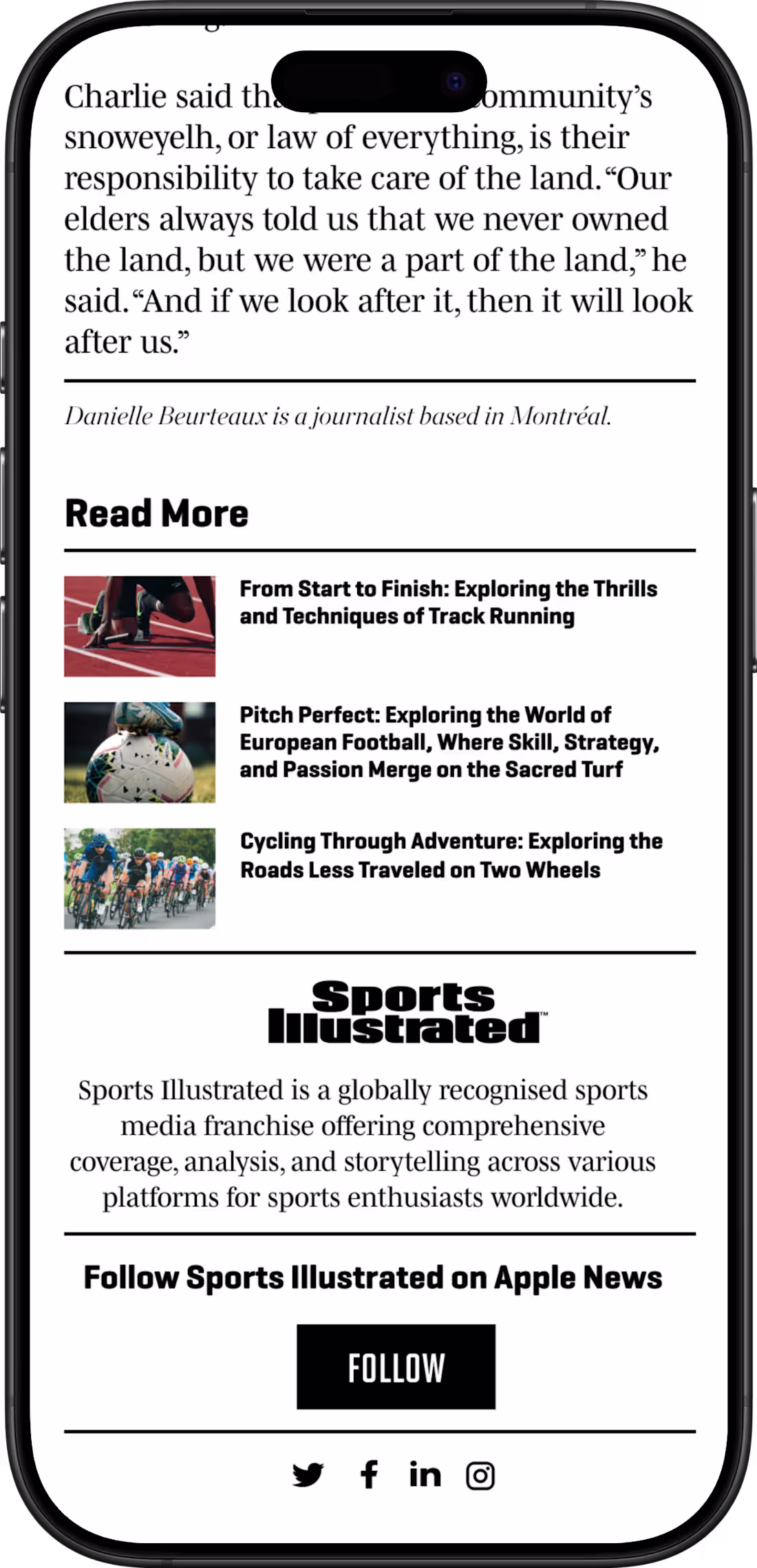 Cover image for Collaborated with Sports Illustrated and