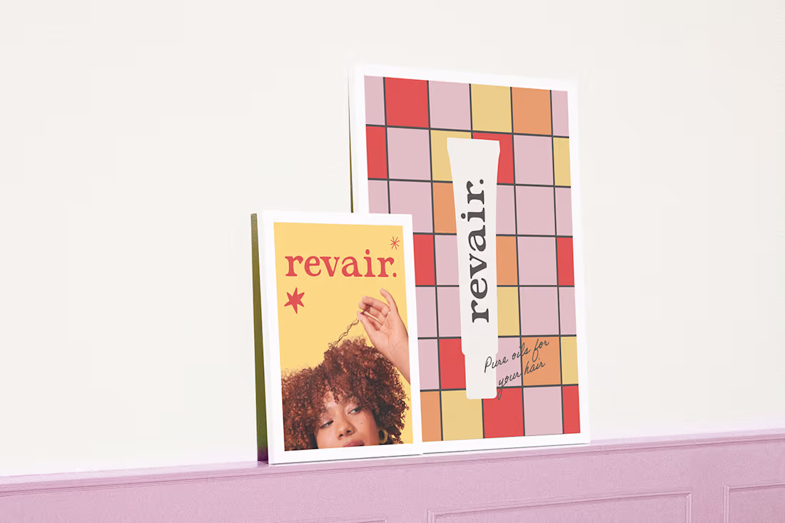 Cover image for REVAIR. - Oil Hair Branding