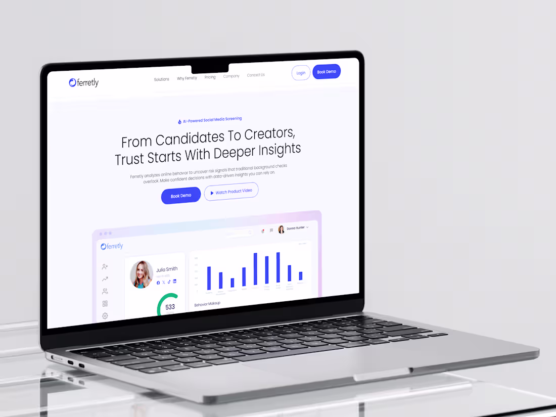 Cover image for Ferretly — Figma to Webflow Development