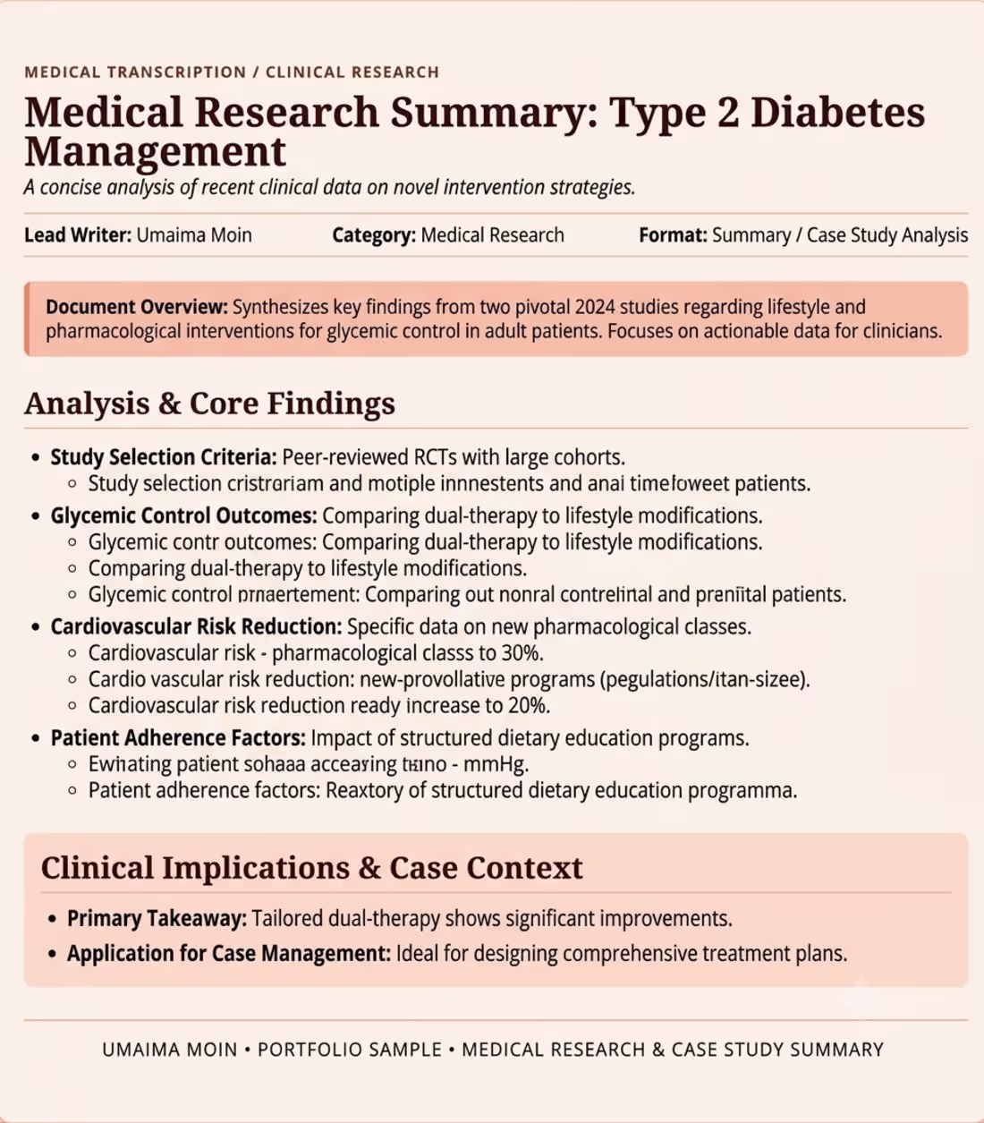 Cover image for  Type 2 Diabetes Management
​
​A