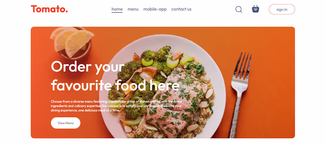 Cover image for Full-stack MERN food delivery application