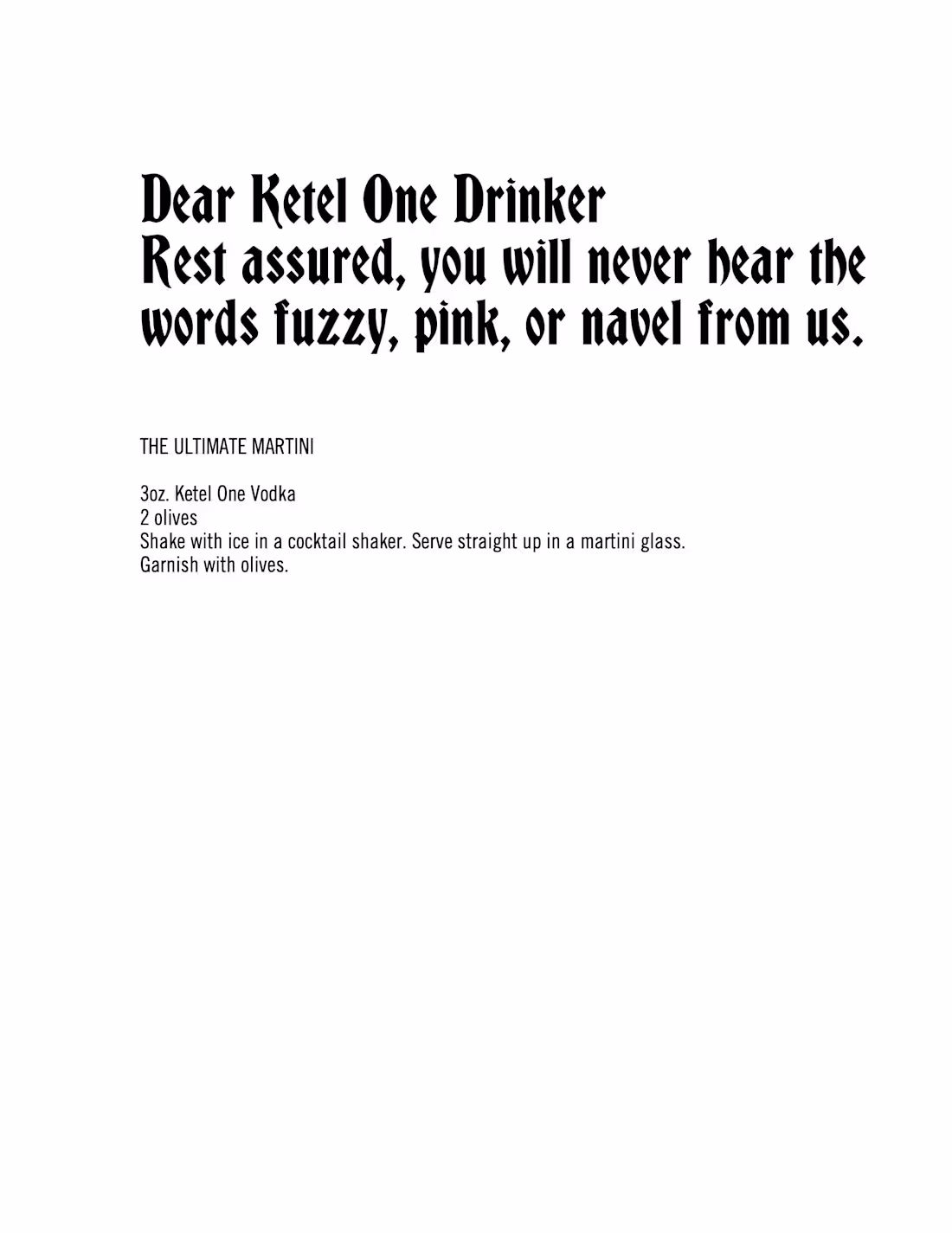 Cover image for Ketel One Point of Sale Display