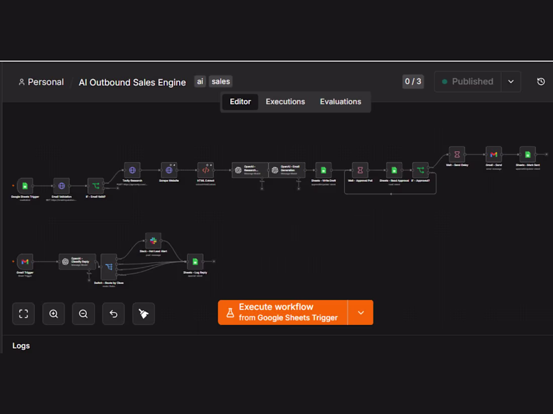 Cover image for AI-Powered Outbound Sales Engine
Description
Built an