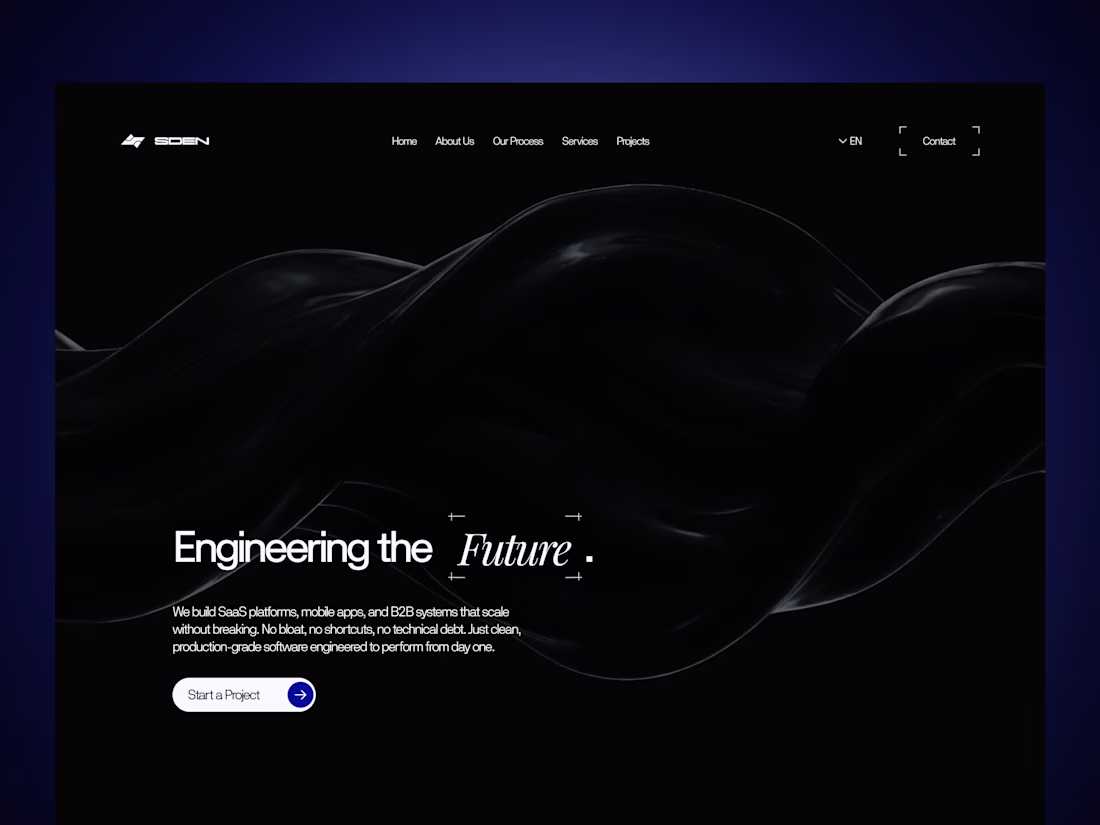 Cover image for SDEN — Web Design & Framer Development