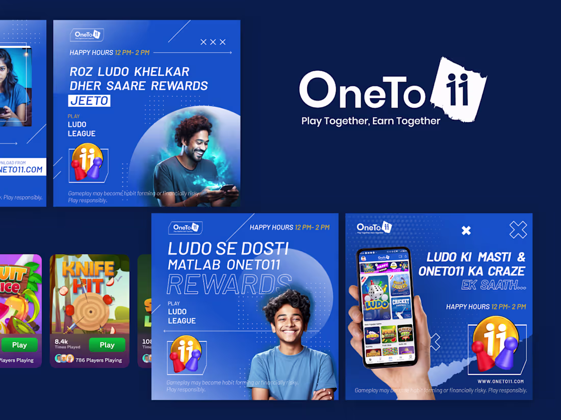 Cover image for Social Media Content for a Gaming App