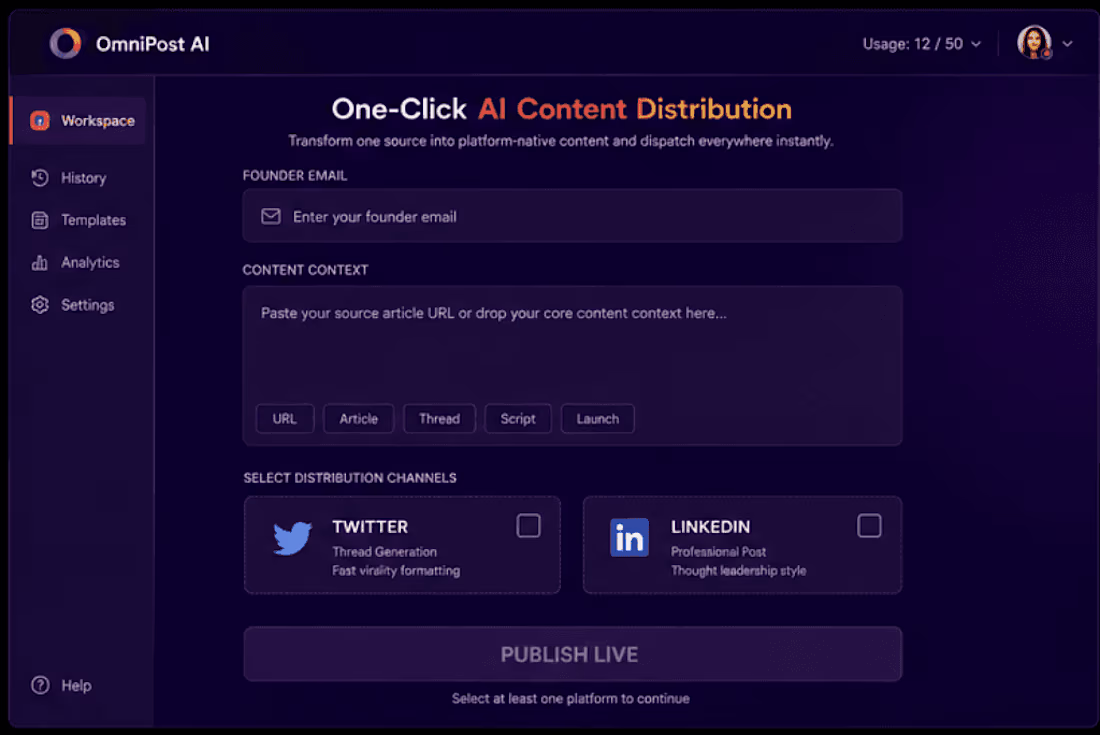 Cover image for A one-click content distribution engine